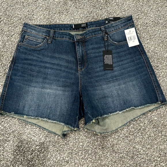 NWT Kit From the Kloth denim shorts. Size 14W. Waist flat 18.5”. Rise 11”. - Picture 1 of 5